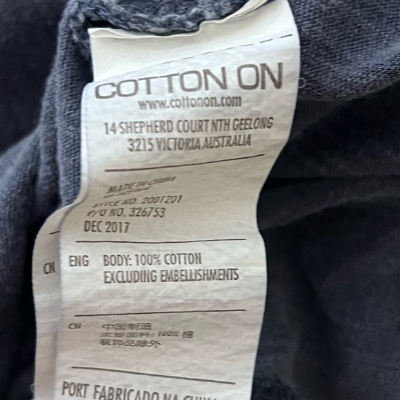 Cotton On | Blue scoop neck knot hem relaxed fit tank size medium - Picture 9 of 10